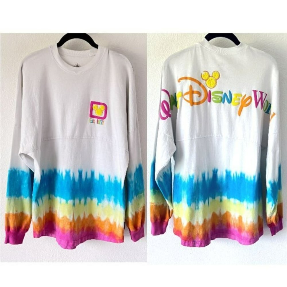 WALT DISNEY SPIRIT JERSEY Unisex World Lemon  Disney Parks Citrus Size Small - Picture 2 of 14